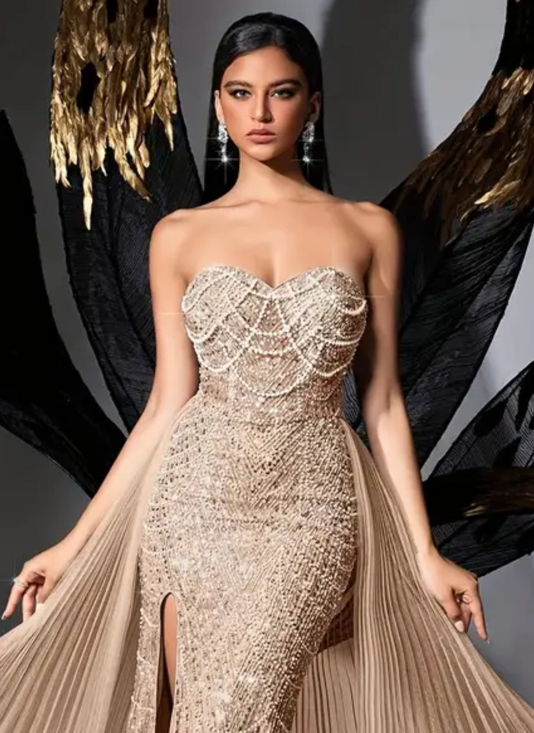 Elegante Abito da Sirena